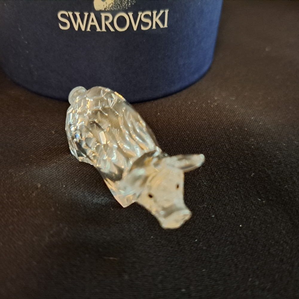 Swarovski crystal Zodiac Pig 289914 in box with C0A Excellent!